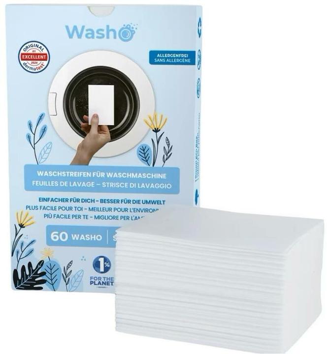 Produktbild Washo Waschstreifen (60 Waschgänge, Waschtücher)