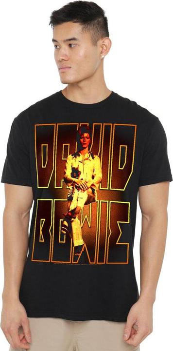Immagine prodotto David Bowie Perched Maglietta Uomo (3XL)