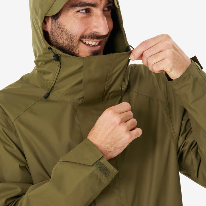 Image du produit Quechua Veste longue de randonnée homme, NH500 olive (XXL)