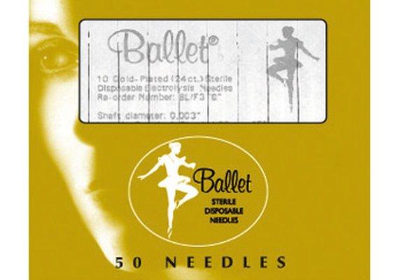 Image du produit Ballet Aiguilles d'épilation F3 or 50 pces (50 x)