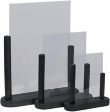 Actual product image Securit Table stand TABLE, acrylic, DIN A5, teak (A5)