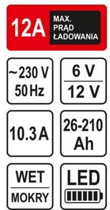 Actual product image Toya Sthor Charger 6 (12V, 6V, 12 A)