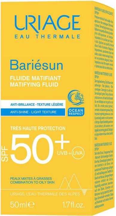 Produktbild Uriage Bariésun Matt Fluid LSF50 (Sonnencreme Gesicht, SPF 50, 50 ml, 74 g)