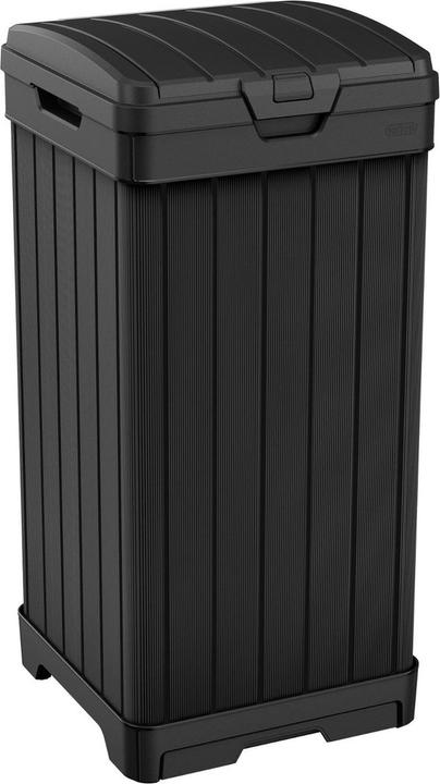 Actual product image GCS Keter Baltimore - Trash 125 liters - Height: 87.4 cm - Black ( -) (125 l)