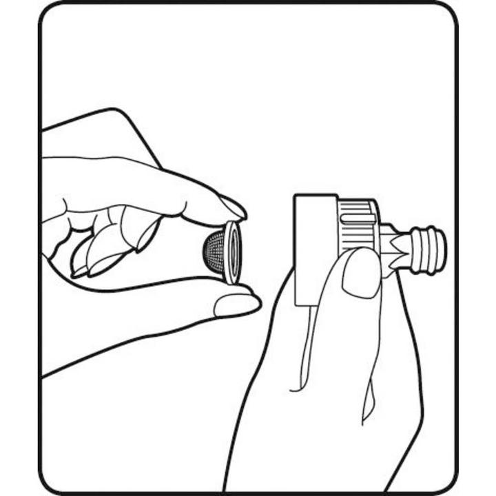 Actual product image Gardena Tap piece with water stop (Hose connector, 13 mm)