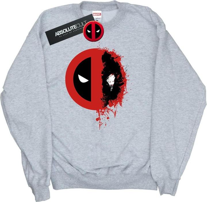 Deadpool Split Splat Logo Sweatshirt