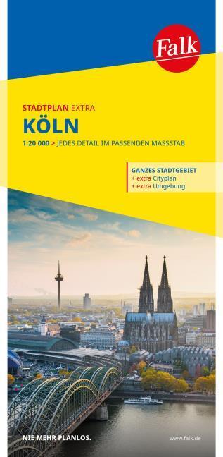 Produktbild Falk Stadtplan Extra Köln 1:20.000