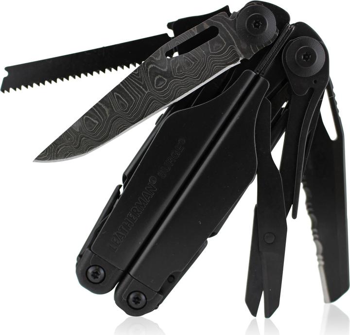 Leatherman Surge Édition Ninja noir - Damascus (21 Fonctions)