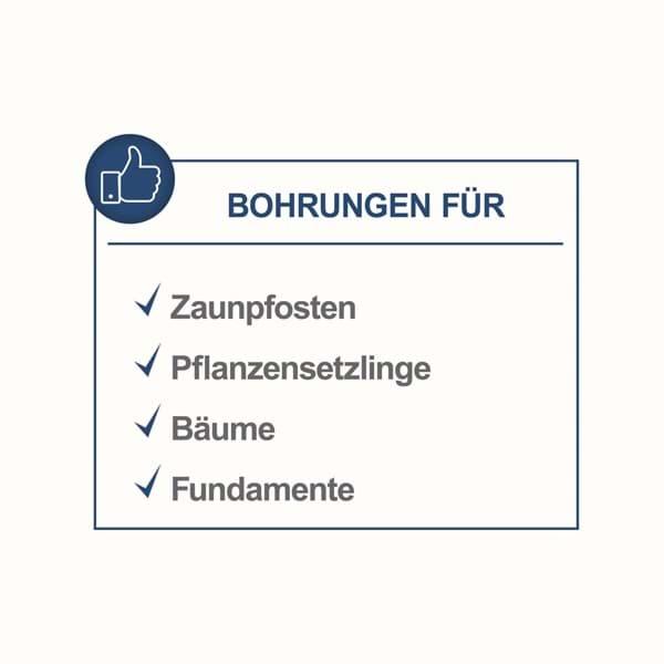 Produktbild Scheppach Erdbohrer inkl. Bohrer- Set Ø 100, 150, 200 mm