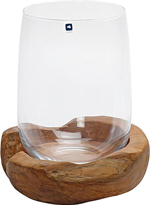Produktbild Leonardo Windlicht Terra mit Teaksockel (2 x, 23 x 23 x 27 cm)