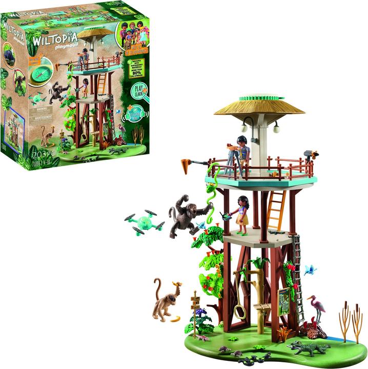 Produktbild Playmobil Forschungsturm mit Kompass (71008, Playmobil Wiltopia)