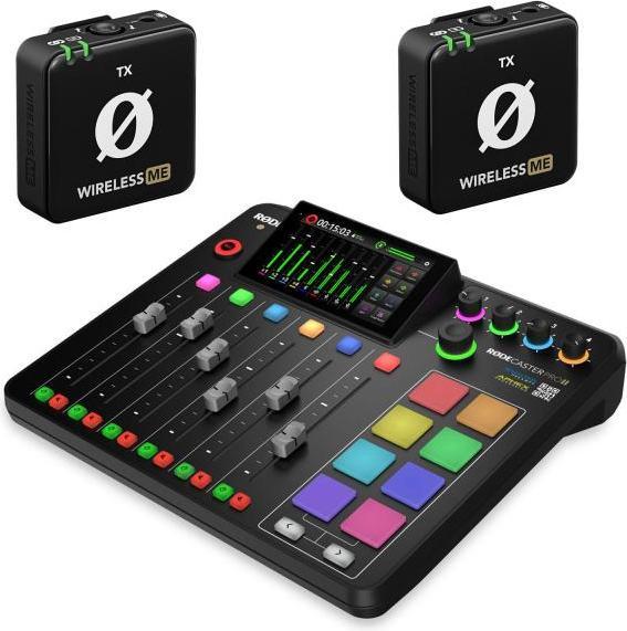Produktbild RØDE Mischpult Rodecaster Pro II Promo-Aktion Für kurze Zeit mit 2x Wireless ME TX (Studio- und Livemixer)