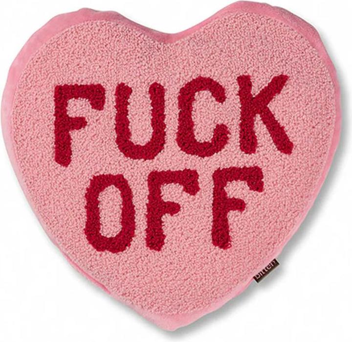 Bitten Huggable Wärmekissen F*** Off Herz (35 x 25 cm)