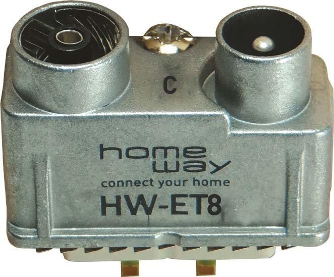 Produktbild Homeway HW-ET8 (Antennendose)