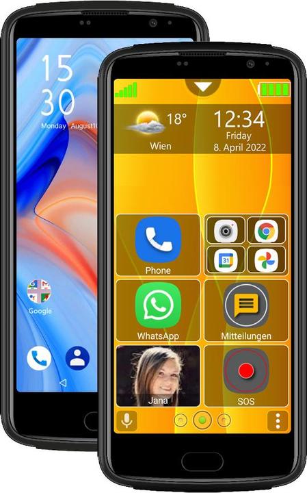 Immagine prodotto Bea-Fon M7 Lite (32 GB, Nero, 5.50", Doppia SIM, 13 Mpx, 4G)