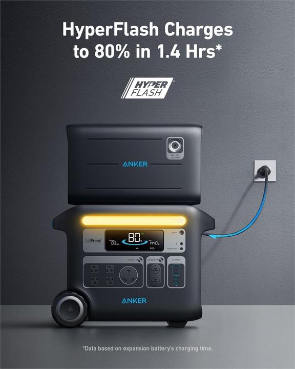 Image du produit Anker 760 Batterie d'extension 2048Wh pour 767 (2048 Wh, 20.70 kg)