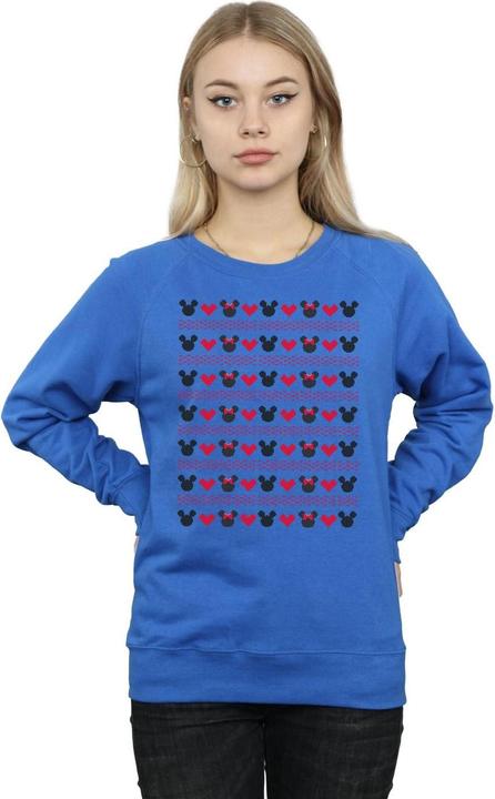 Image du produit Disney - Sweat MICKEY AND MINNIE CHRISTMAS HEARTS - Femme (M)