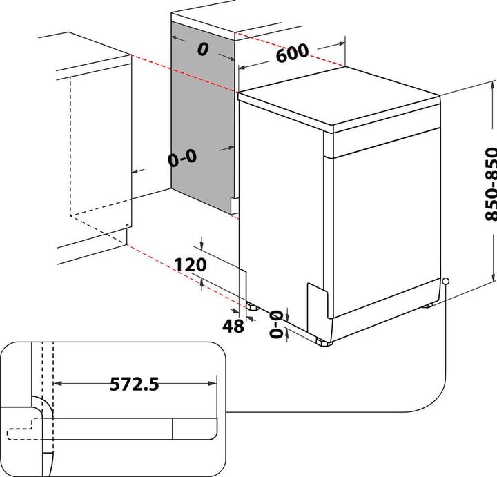 Actual product image Whirlpool WFO 3T133 PF X