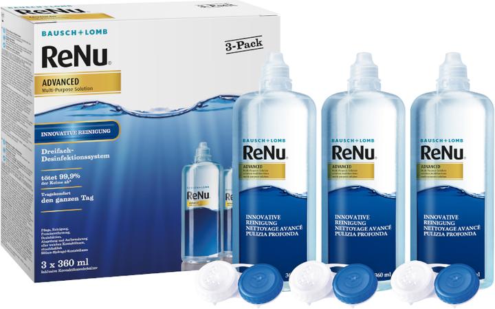 ReNu Advanced 3x360ml (All in One solution, 360 ml)