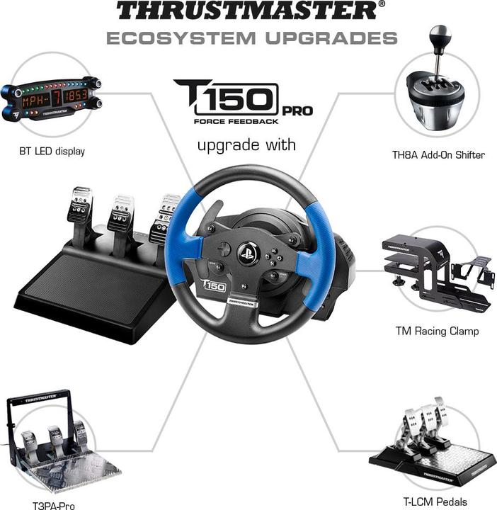 Produktbild Thrustmaster T150 PRO Force Feedback (PC, PS3, PS4, PS5)