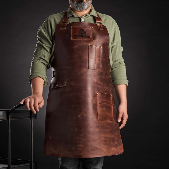 Produktbild Burnhard Grillschürze Leder (One Size)