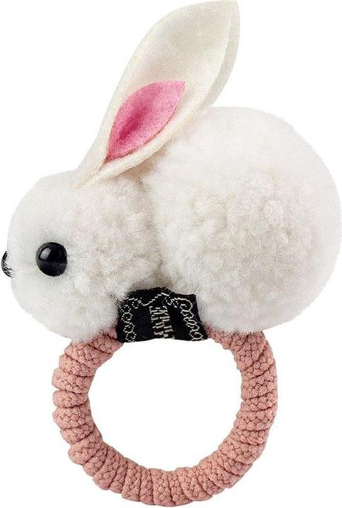 JTI Haargummi mit Hase - Weiss