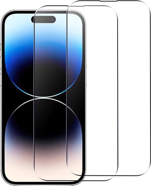 Cover-Discount iPhone 16 Pro - 2 Stk. Panzerglas Display (2 Stück, Apple iPhone 16 Pro)