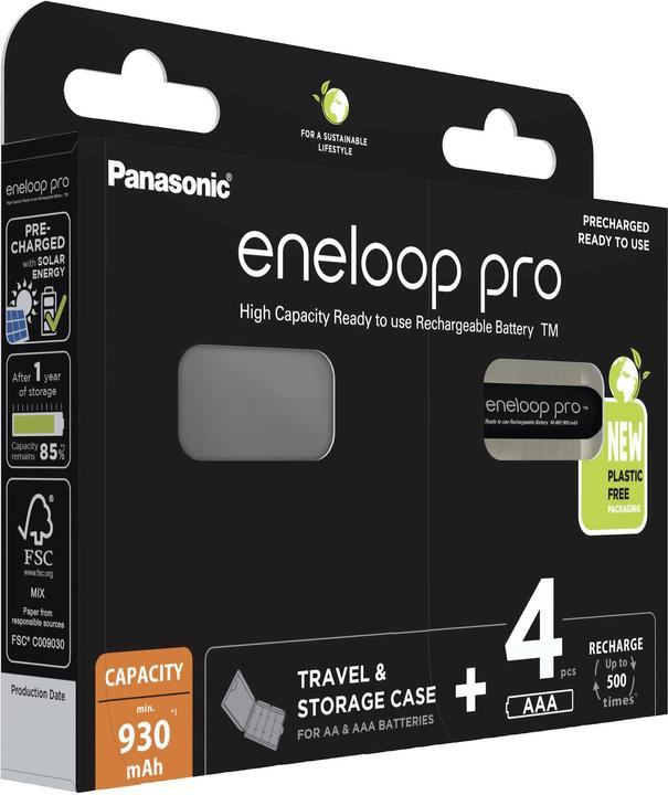 Immagine prodotto Panasonic eneloop pro HR03 Box Micro Micro (4 pz., AAA, 930 mAh)