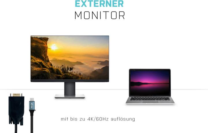 Produktbild i-tec USB Typ C — VGA (USB-C, 1 Ports)