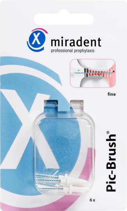Miradent Pennelli di ricambio per Pic-Brush (6 x)