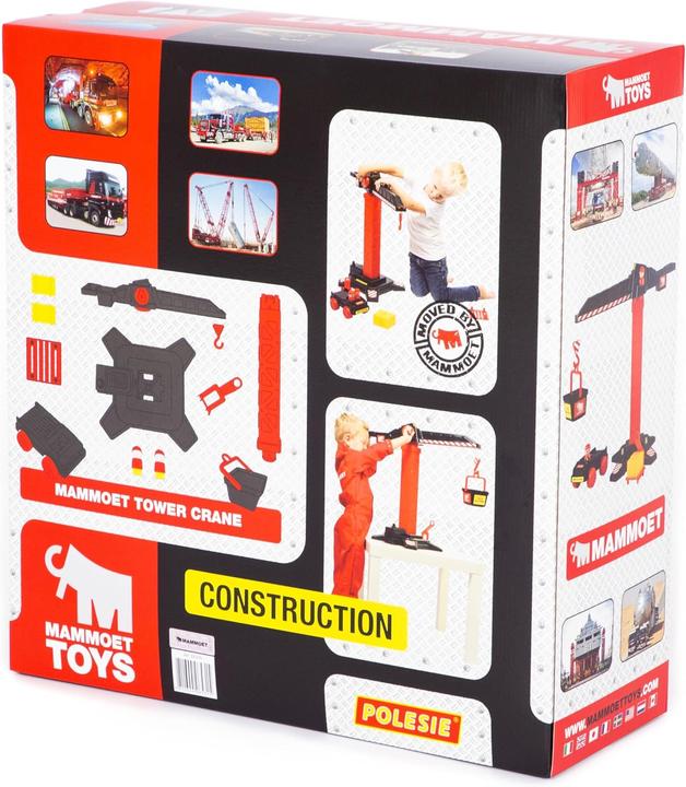 Image du produit Polesie Grue de chantier avec voiture et 2 figurines