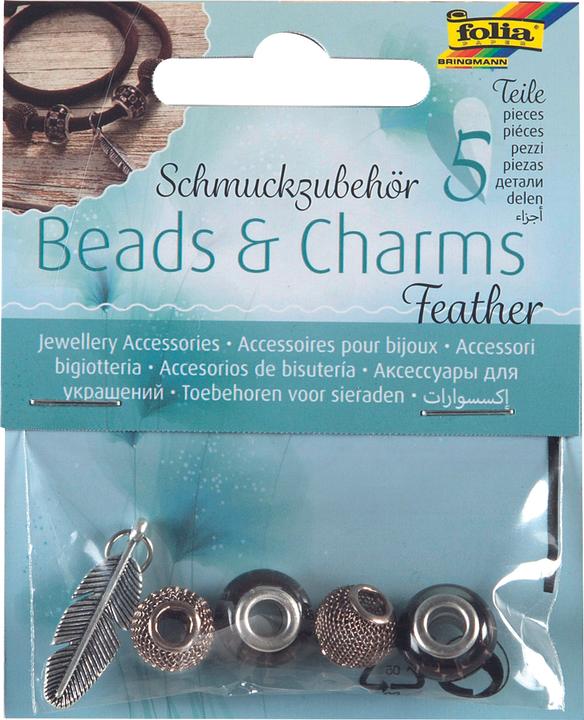 Folia Charms FEATHER (Metall)