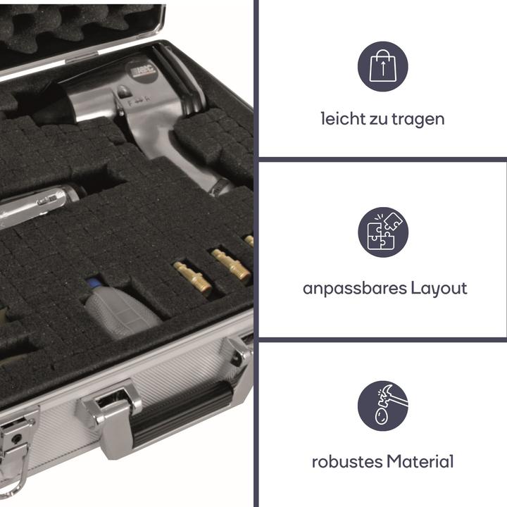 Actual product image Perel 1819-42A Aluminum tool case