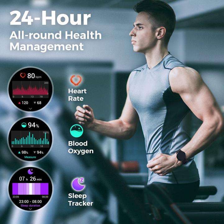 Actual product image Soundpeats Watch4 smartwatch (black)
