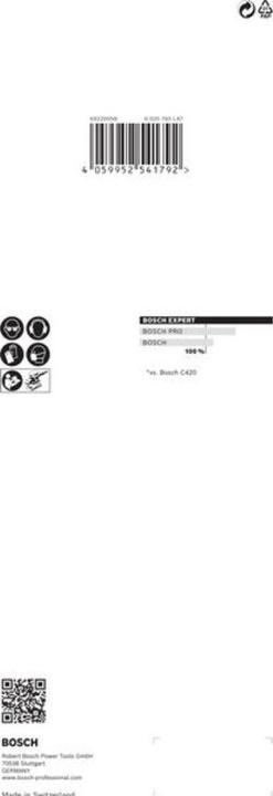 Productafbeelding Bosch Professional Zubehör Expert C470 Schuurpapier zonder gaten voor vlakschuurmachine, 93 x 230 mm, G 60, 10 st. (60)