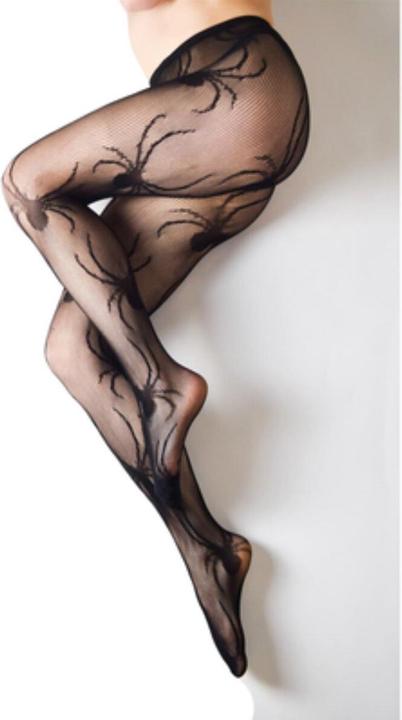 Image du produit Kix'ies Fishnet Tights - Spiders - A