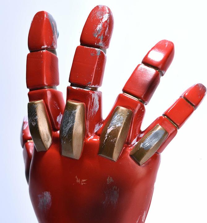 Actual product image Ukonic Marvel table lamp - Iron Man 3D Armoured Hand