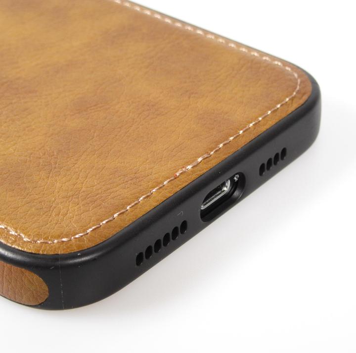 Produktbild PhoneLook Hülle Premium Leder mit Ziernähten und Loch (Apple iPhone 13 Pro Max)