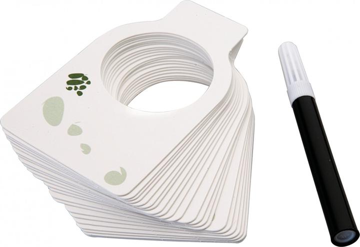 Image du produit Ibili 24 Weinetiketten + Stift Set zum Beschriften von Weinflaschen