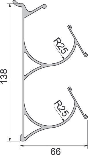Produktbild OK-Line Folienhalter Wall System