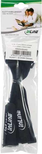 Image du produit InLine Attache-câbles noire (lot de 10) (300 mm, 10 pcs)