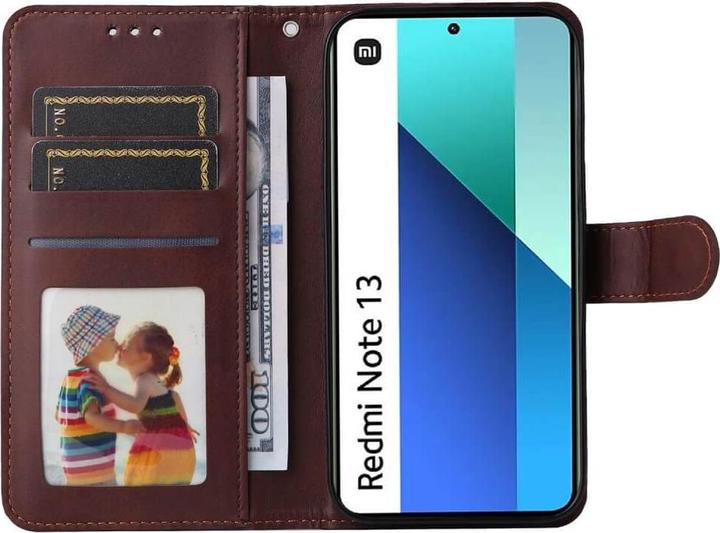 Actual product image Cover-Discount Xiaomi Redmi Note 13 4G - Premium mobile phone case brown (Xiaomi Redmi Note 13 4G)