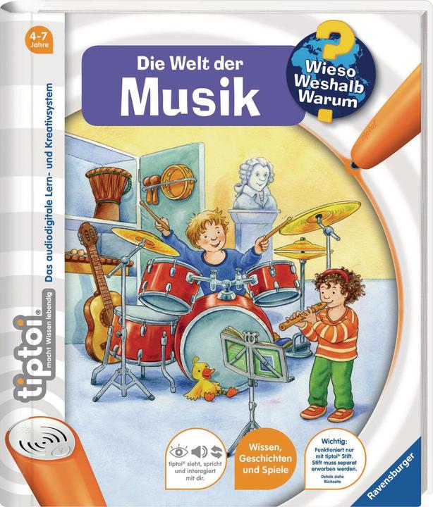 Produktbild tiptoi Wieso? Weshalb? Warum? Die Welt der Musik (Deutsch, Hans-Günther Döring, Inka Friese)