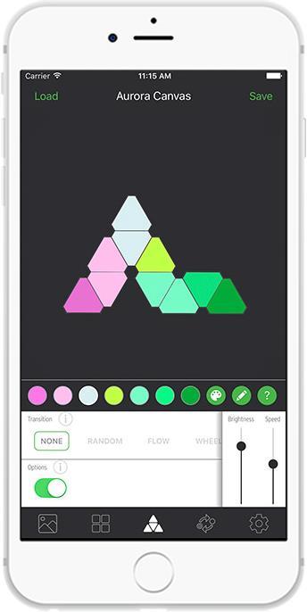 Actual product image Nanoleaf Aurora Starter Kit (100 lm)