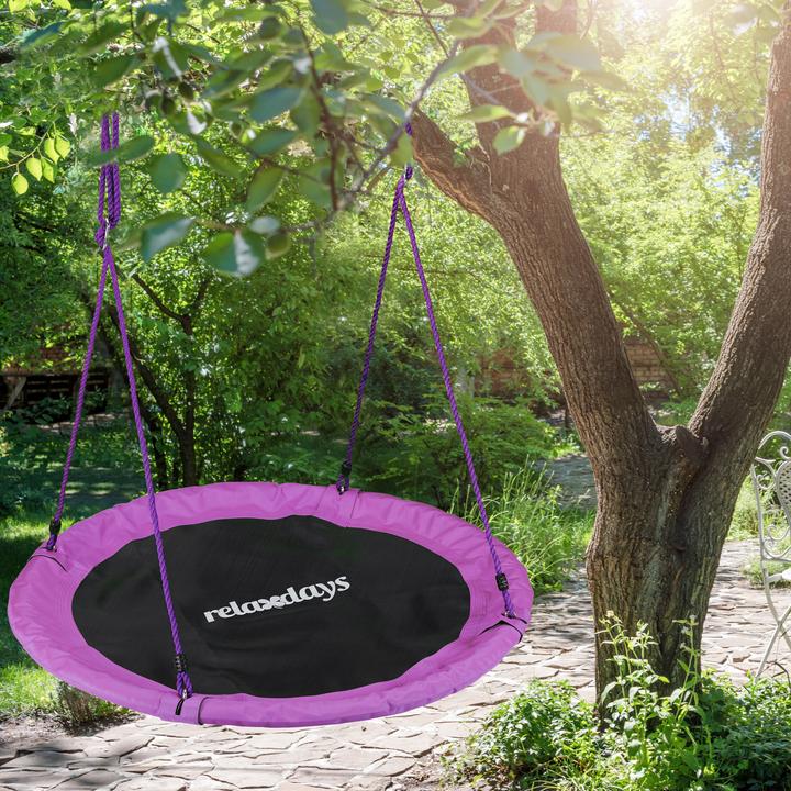 Actual product image Relaxdays 110 cm Nest Swing