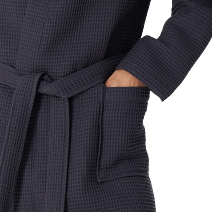 Image du produit Schiesser Piqué gaufré - Coton organique Robe de chambre / Peignoir de bain (XL)