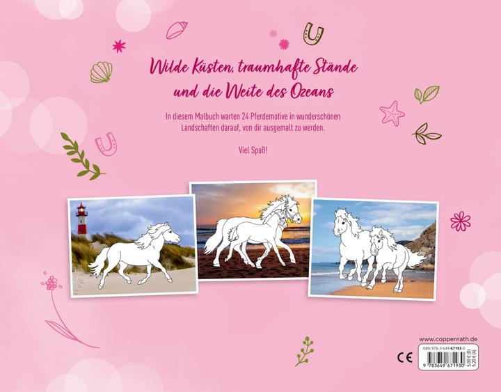 Image du produit Livre de coloriage Chevaux de rêve : Plage & mer