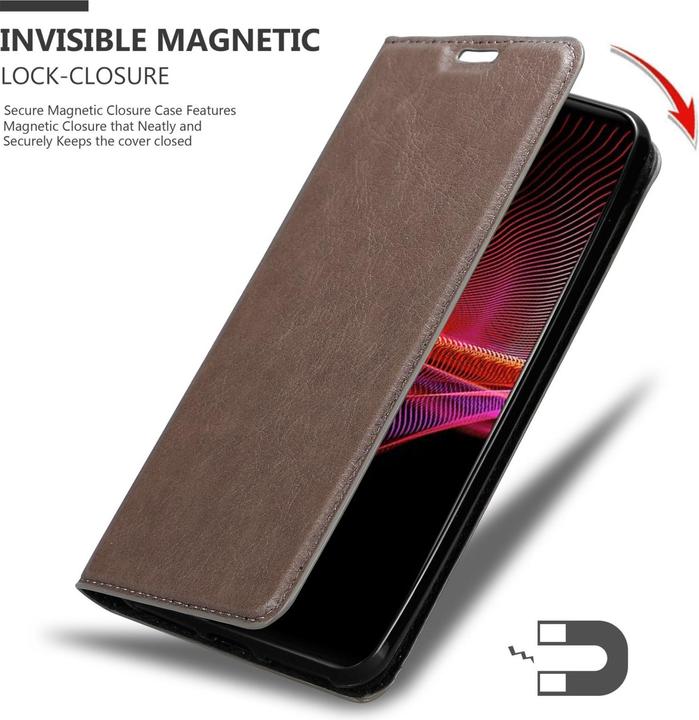 Immagine prodotto Cadorabo Libro Invis. Coperchio magnetico (Sony Xperia 1 III)