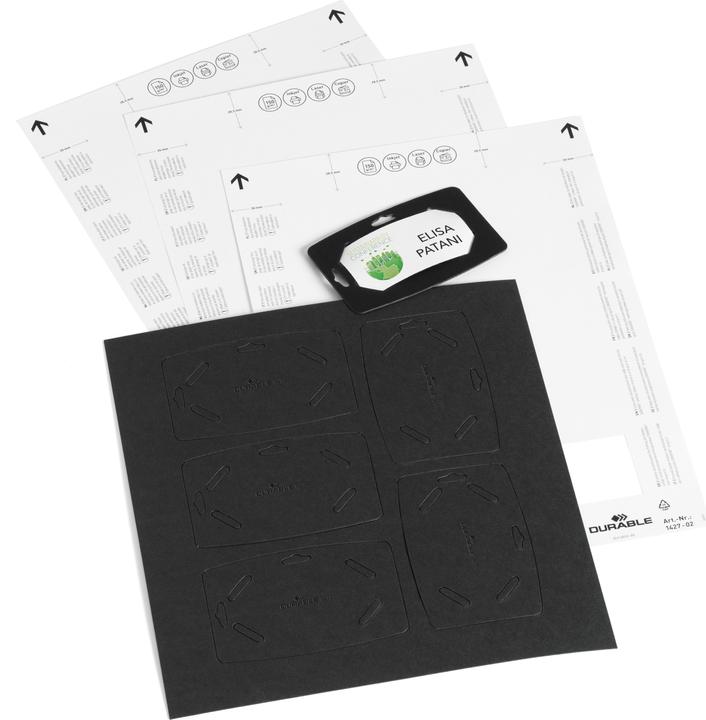 Image du produit Durable Badge en papier recyclé 20pcs