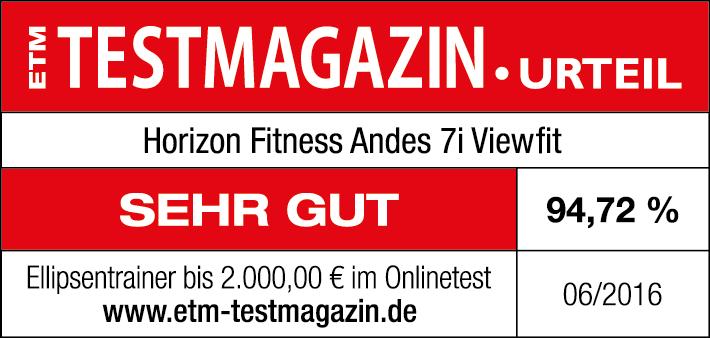 Actual product image Horizon Fitness Andes 7i Viewfit